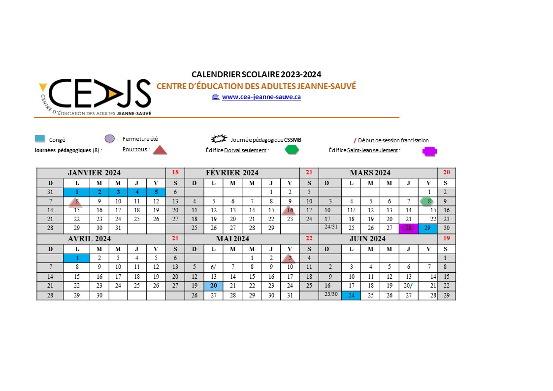 Calendrier CEA 2023-2024 revisé (journée pédagogique) moitier